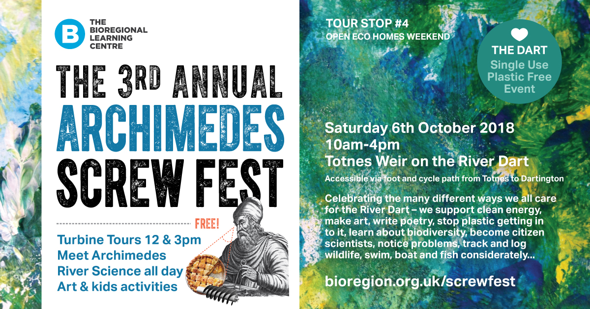 Join us at Archimedes Screw Fest on 6th October! South Devon Partnerships